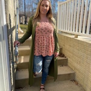 Andy Floral babydoll top